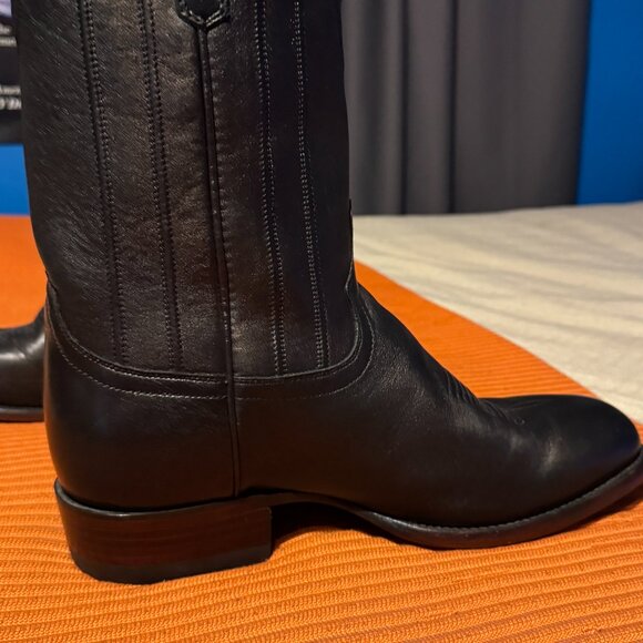 Tecovas Men’s Boots Jackson Size 11EE Jet Black Worn Once - Picture 9 of 9